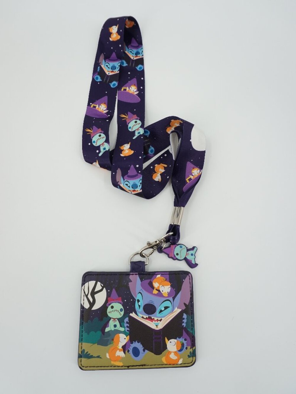 Disney Loungefly Halloween Stitch & Scrump ID / Lanyard